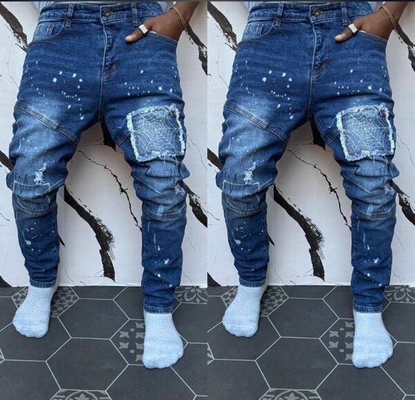 Jeans homme style streetwear