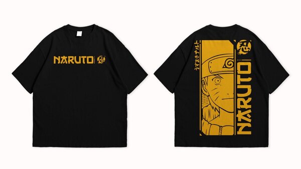 T-shirt Naruto homme noir