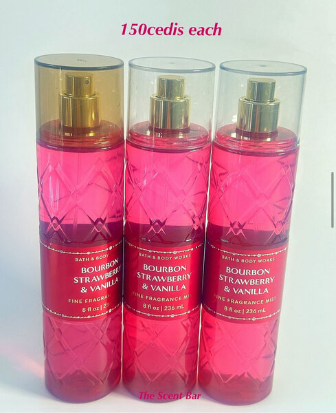 Bourbon Strawberry and Vanilla mist by Bath and Body Works