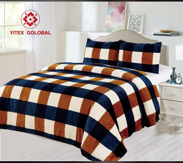 Housse de couette Yitex Global carreaux