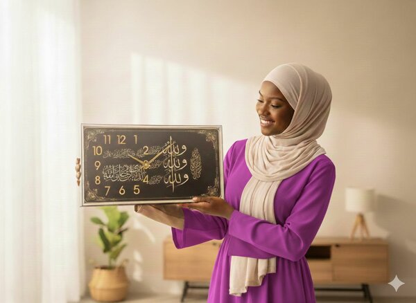 Horloge Murale Arabe Élégante