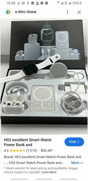 SMARTWATCH ULTRA 9 WITH POWER,WATCH,Pods, WIRELESS CHARGING