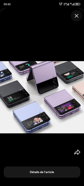 Téléphones pliables élégants