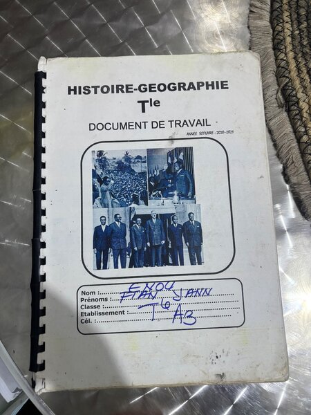 Cahier de Travail Histoire-Géo