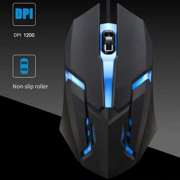 Souris Filaires LED Colorées