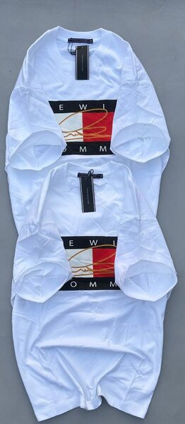 T-shirt blanc graphique homme