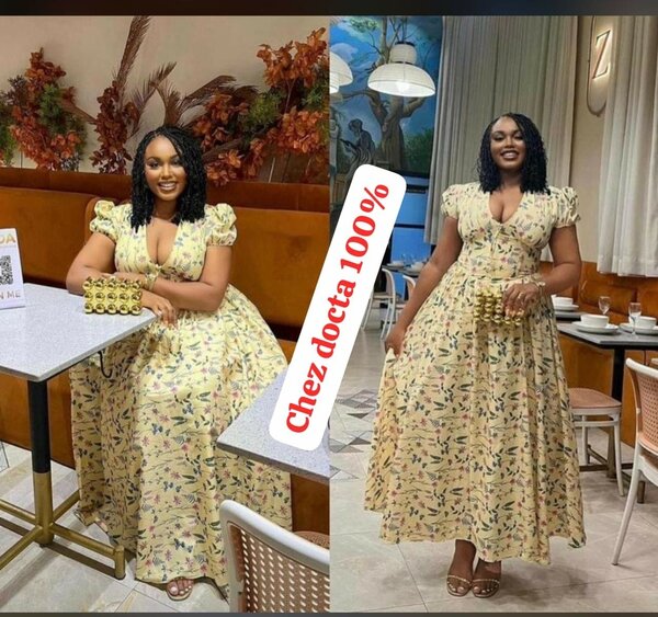 Robe longue fleurie élégante