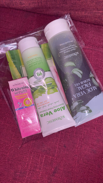 Lot de Soins Visage Aloe Vera