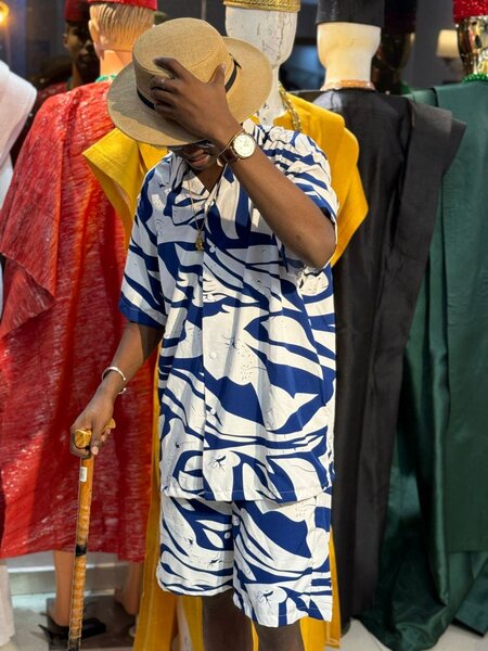 Chemise et Short Imprimé Homme