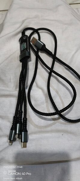 Câble de chargement 3 en 1