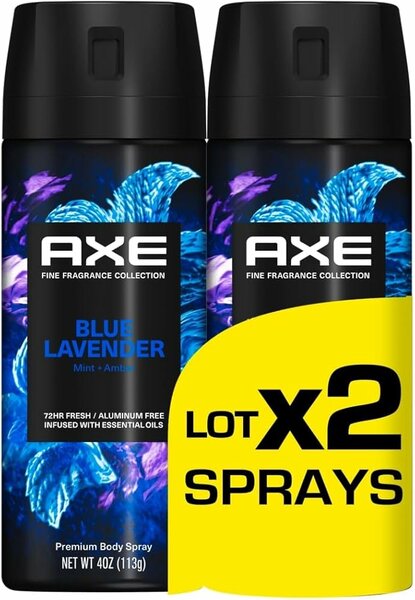 Axe Blue Lavender Body Spray pour Homme