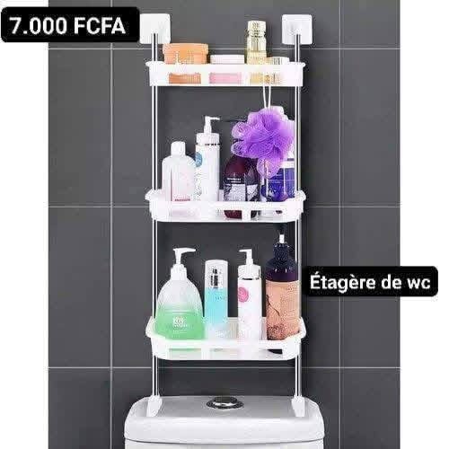 Étagère WC extensible
