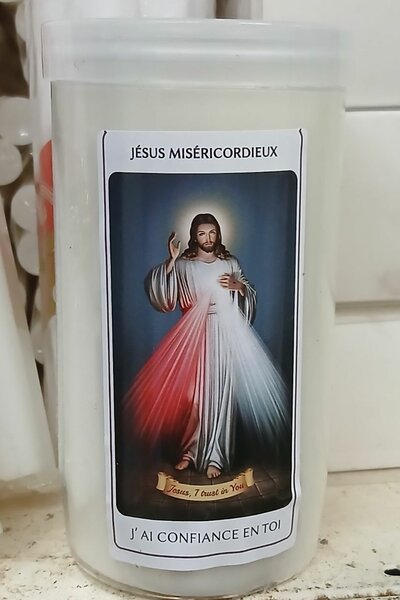Bougie Jésus Miséricordieux(pt