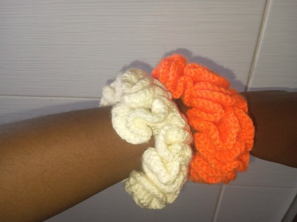 Scrunchies en laine