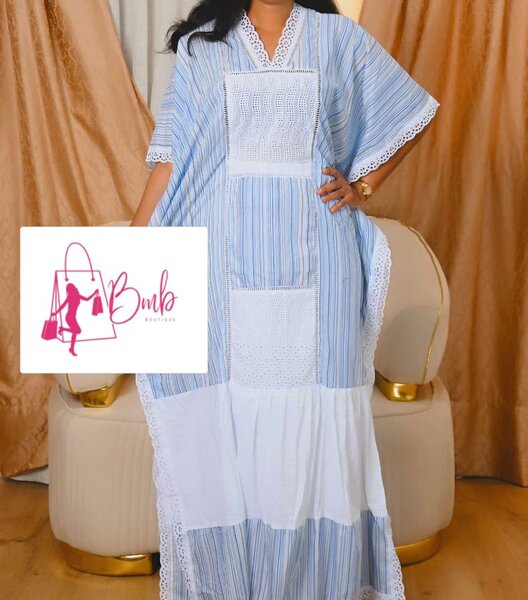 Robe Caftan en Dentelle Élégante