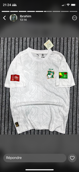 T-shirt sport blanc Puma