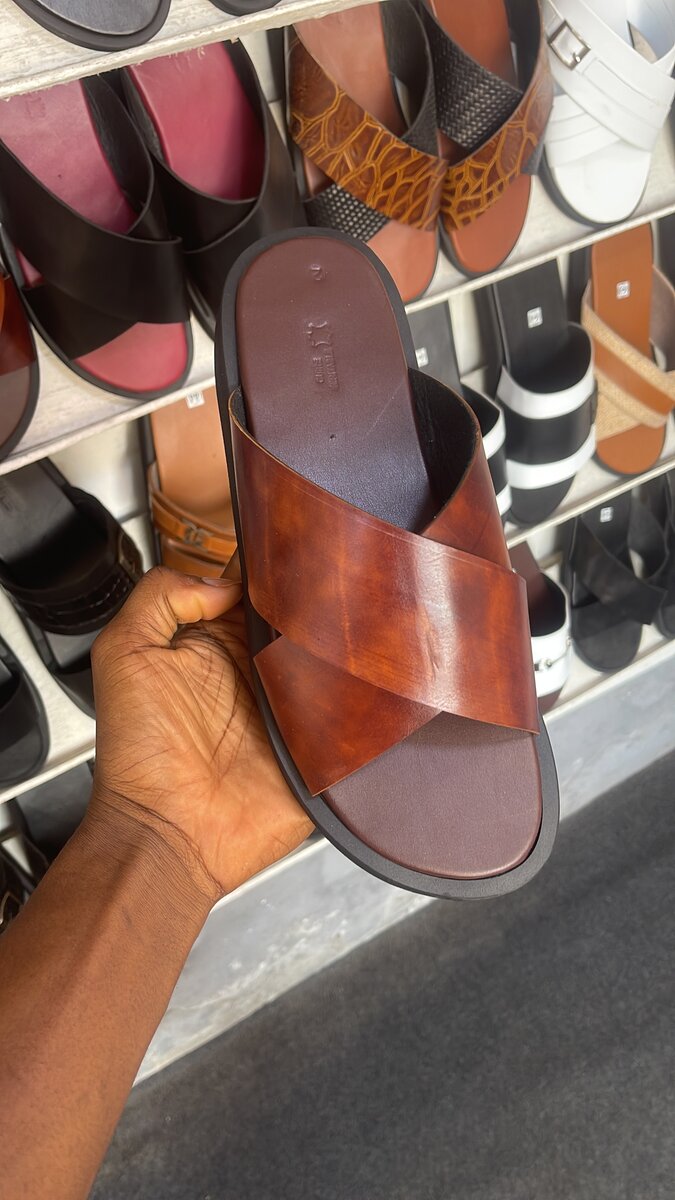 Sandales en cuir pour hommes