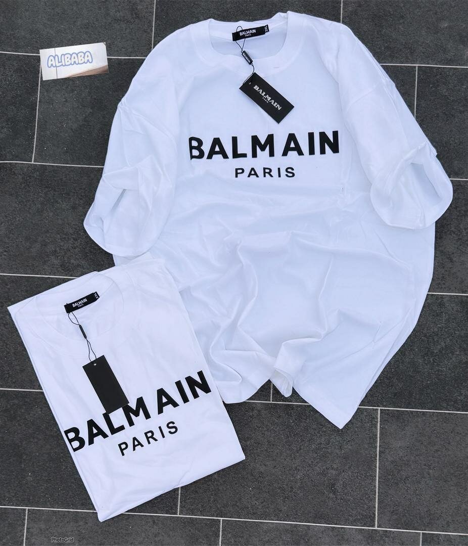 T-shirt luxe Moncler ou Balmain Paris