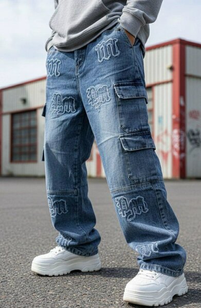 Jeans baggy décontractés homme