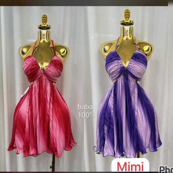 Robe Babydoll Plissée Élégante