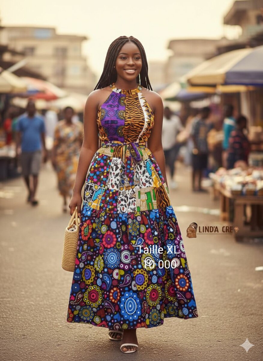 Robe Maxi Éthnique Femme