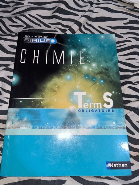 Livre Chimie Term S Nathan