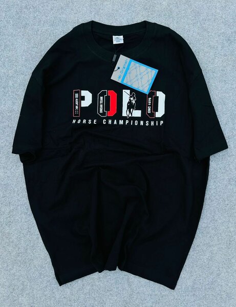 T-shirt imprimé en coton décontracté