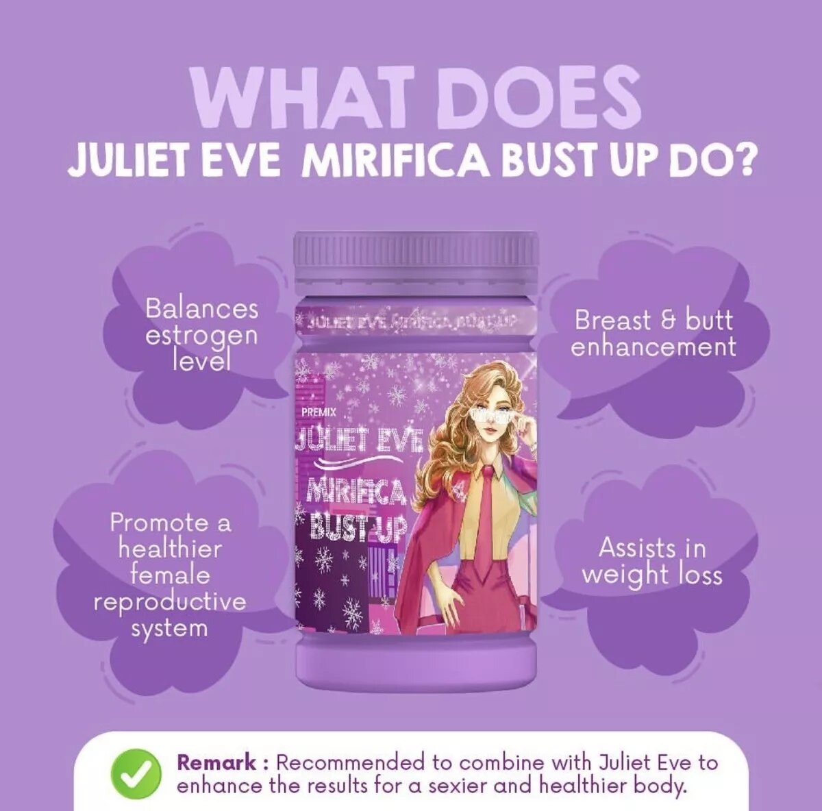 Juliet Eve Marifica bust up