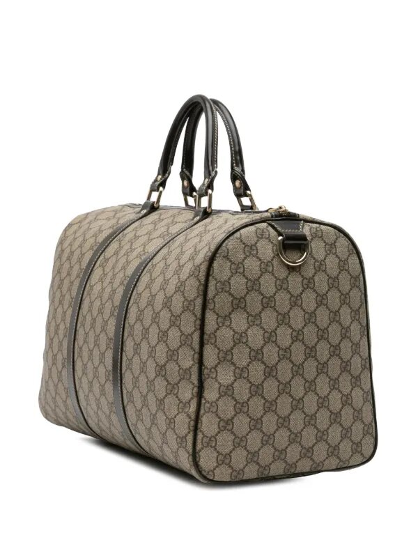 Gucci canvas duffel bag