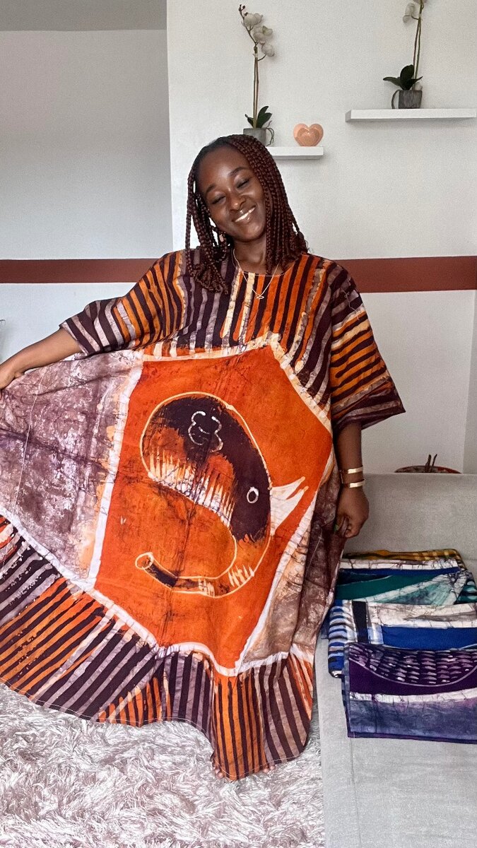 Boubou batiks/bassams