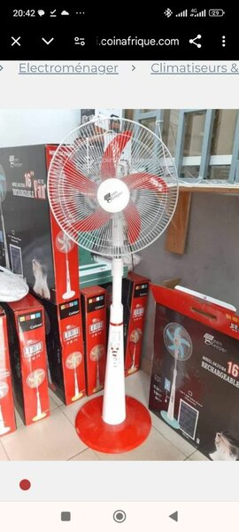 Ventilateur rechargeable 16