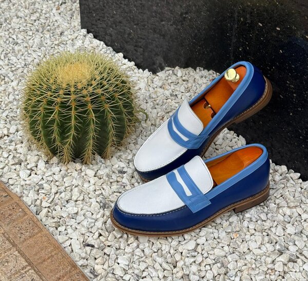 Mocassins élégants en cuir