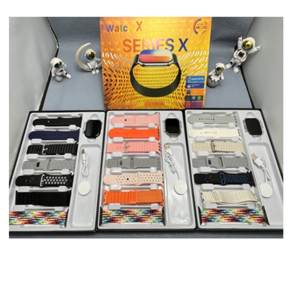 X SERIES 2.02" FULL TOUCH SCREEN SMART WATCH WITH WIRELESS C