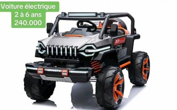 Voiture électrique pour enfants 2-6 ans