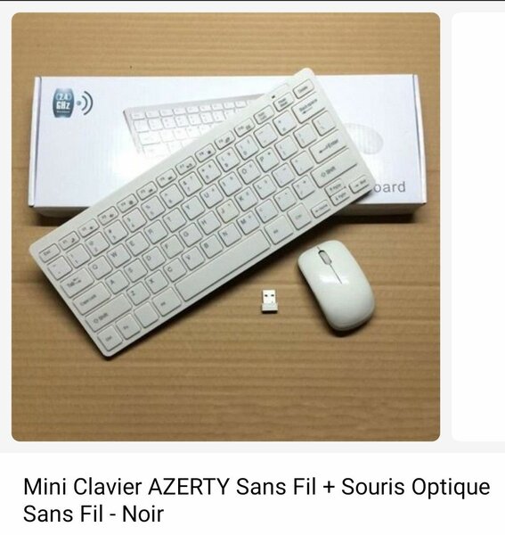 Clavier sans fil + Souris sans fil