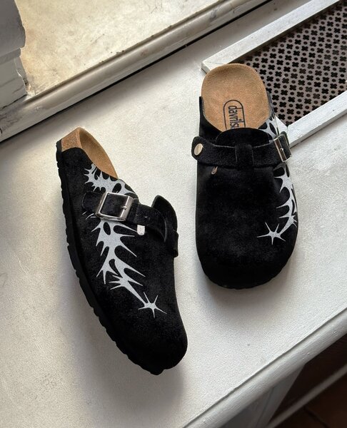 Sabots en daim confortables