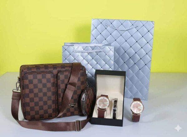 Sac à bandoulière marron pour homme