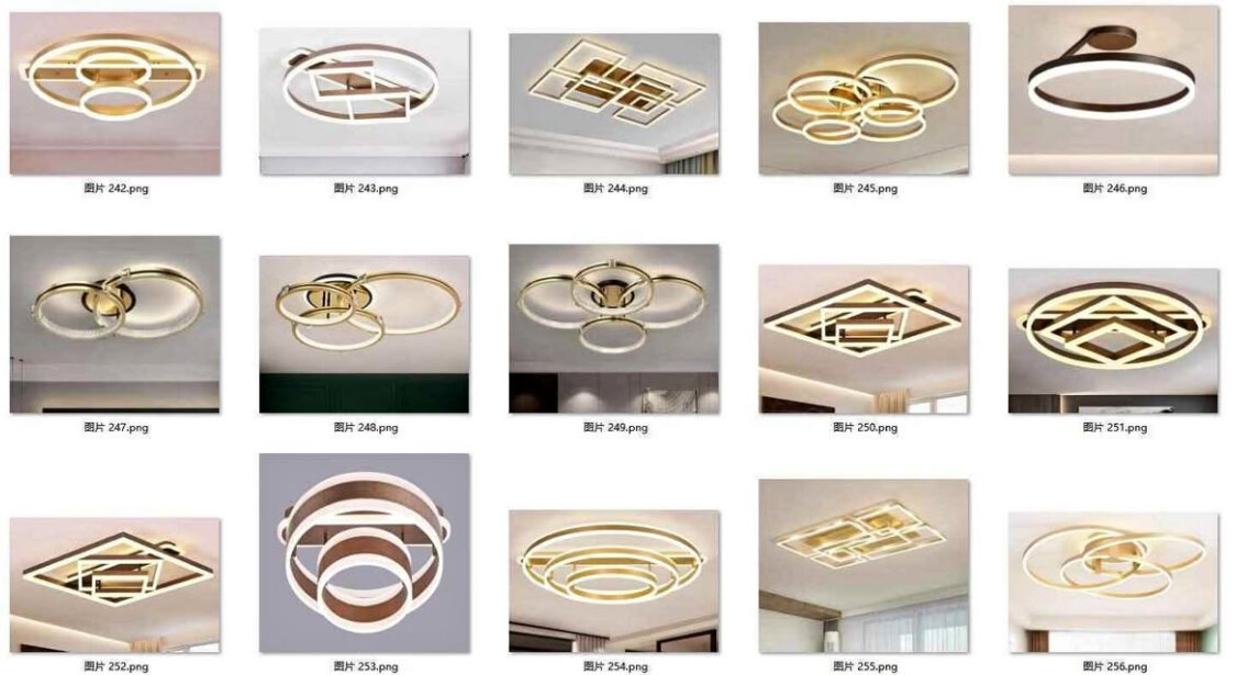 Lampe à LED moderne pour salle à manger