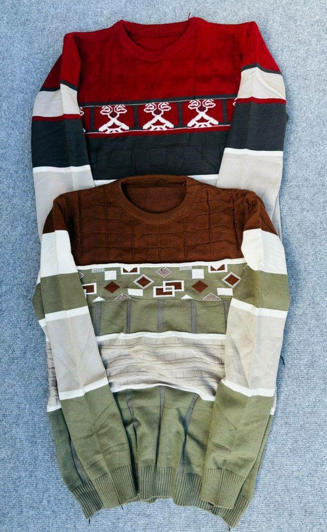 Pulls à motifs géométriques