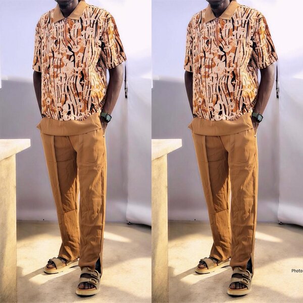 Ensemble homme chemise imprimée