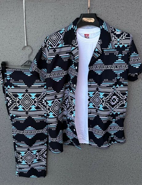 VINTAGE SHIRT TOP&DOWN TROUSER AVAILABLE IN 2XL & 3XL