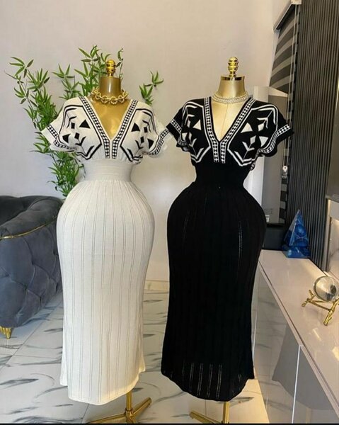 Robe Élégante en Tricot