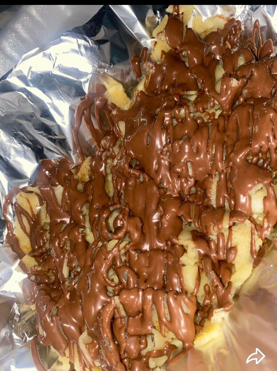 Frites au chocolat crêpes