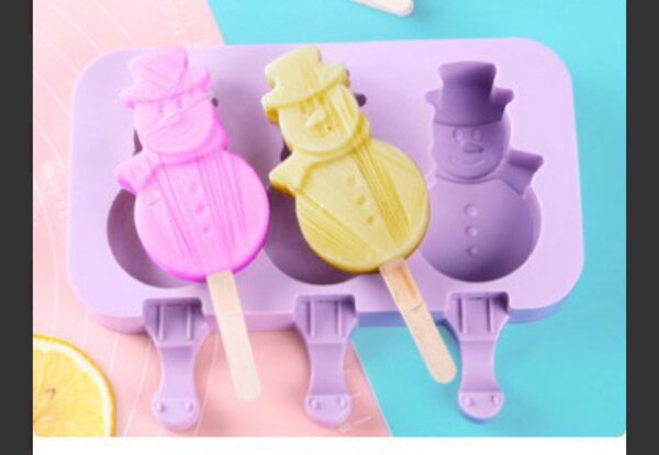 Moule à sucettes glace bonhomme