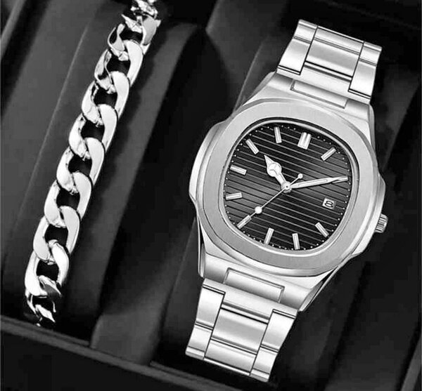 Montre et bracelet homme élégant