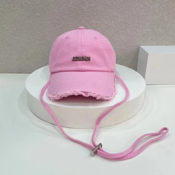 Casquette rose élégante