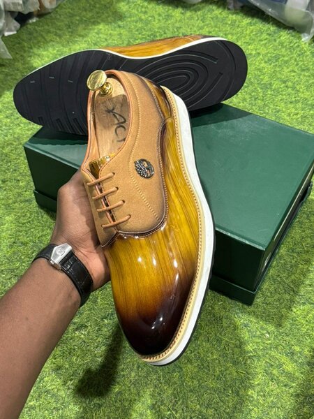 Chaussures Derby bicolores homme