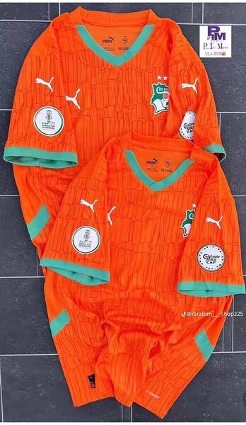 Maillot Côte d'Ivoire Orange