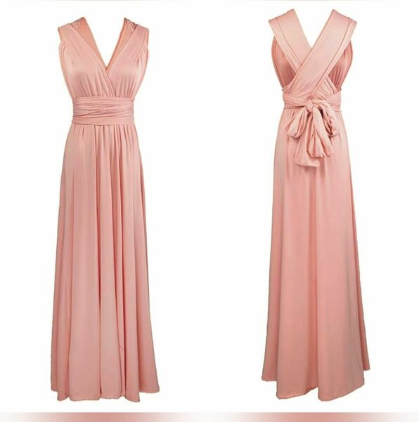 Robe multi positions de couleur Somon adaptable