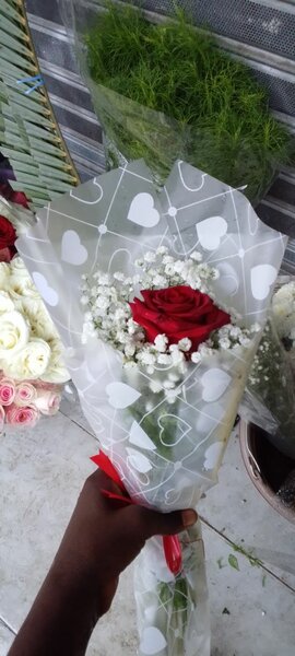 Bouquet de roses romantiques